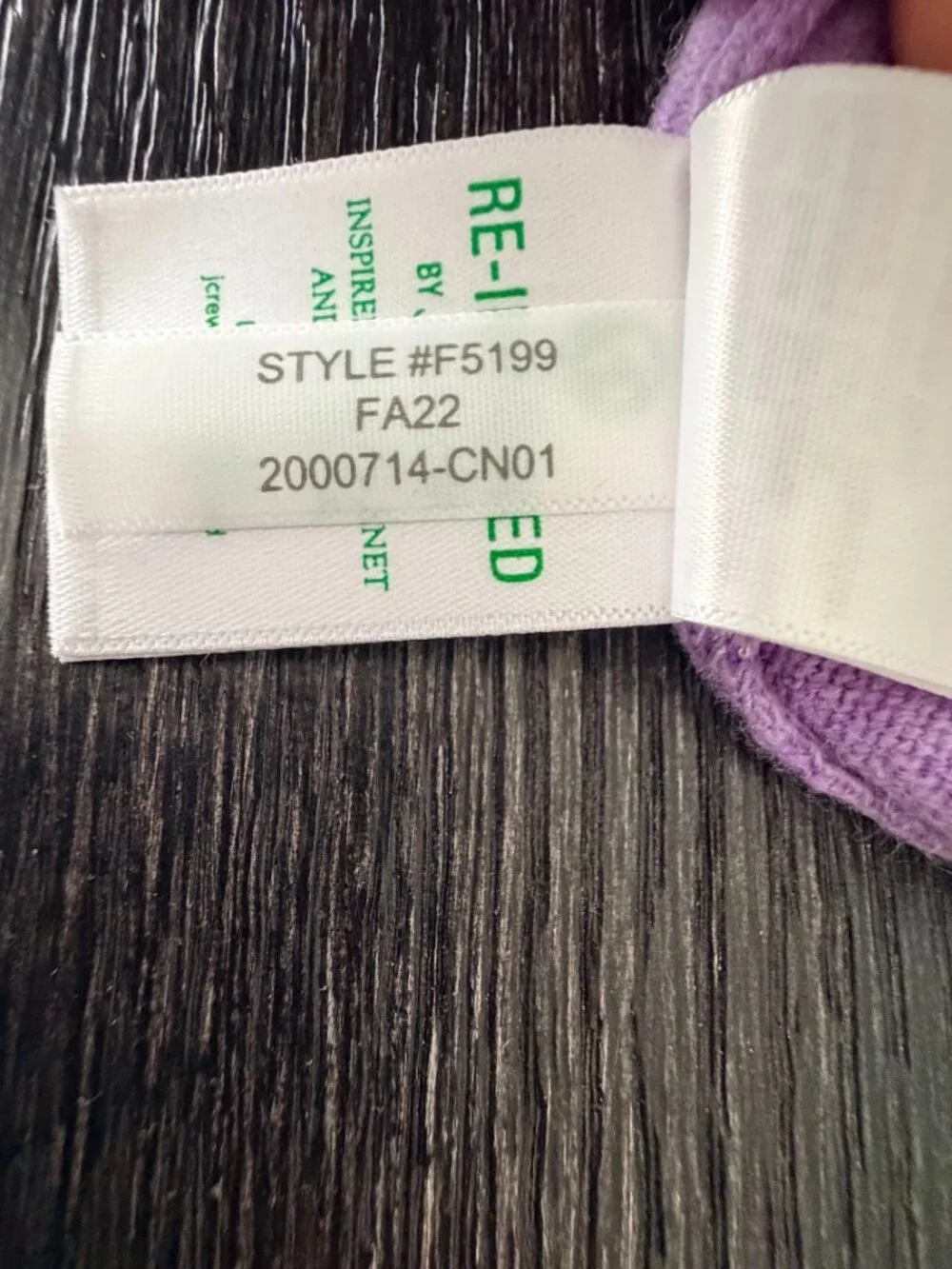 J. Crew Cotton-wool Blend Teddie Sweater Lilac Blossom Medium #A2843